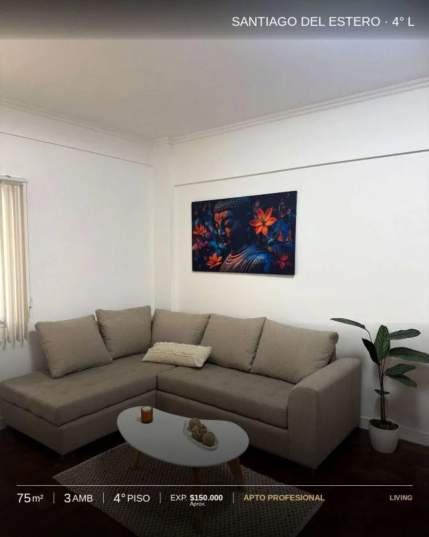 Departamento 3 Ambientes en Plaza Mitre, Mar del Plata 2