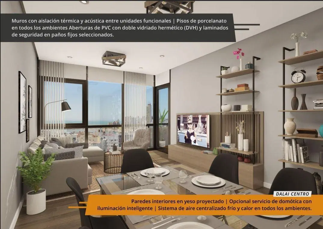 Departamento 2 Ambientes a Estrenar con Cochera en Dalai Centro Corrientes y Bel 3