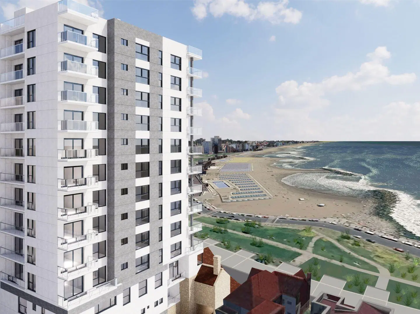 ENE 33 | 2 ambientes con suite y dos balcones en La Perla 2