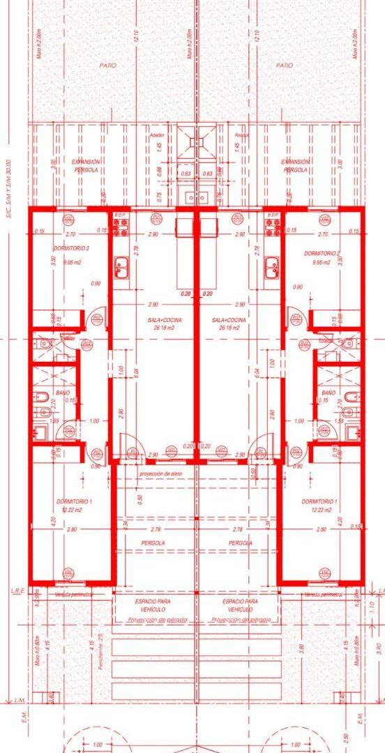 Duplex 2 dorm Frente a Espacio Verde | Docta