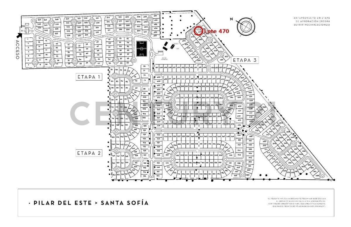 Foto de LOTE EN VENTA Barrio Privado Santa Sofía – Lote 470 | Pilar del Este, imagen 5