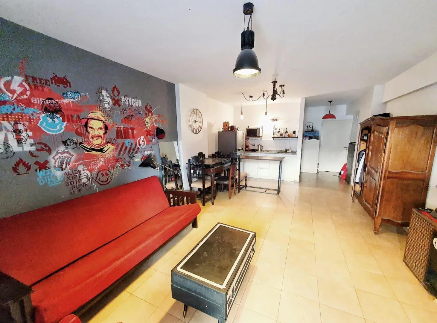 Departamento de 1 Ambiente al frente con Balcon y Cochera Fija 4