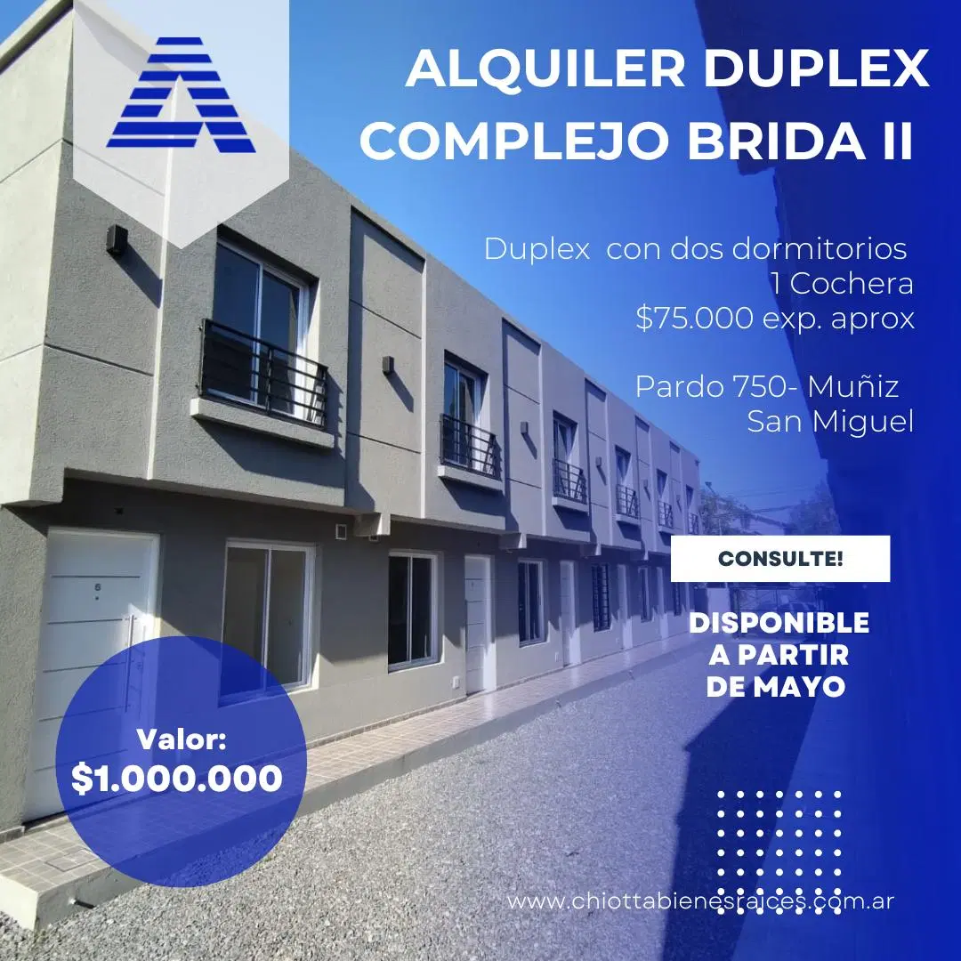 HERMOSO DUPLEX EN ALQUILER 2