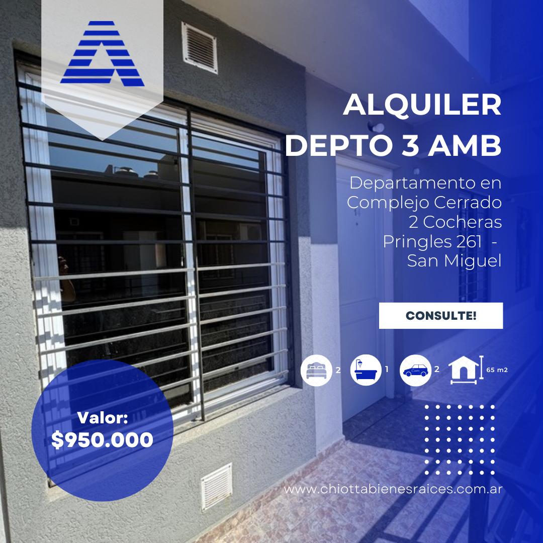 DEPARTAMENTO EN ALQUILER EN COMPLEJO DHARMA II
