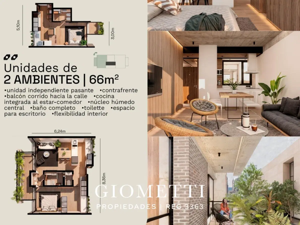 Departamento en Guemes 2