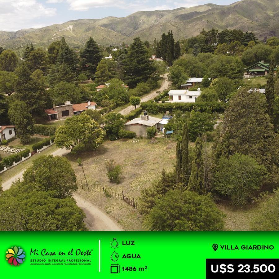 Vendido - Lote en Venta 1486 m² en Villa Giardino - Córdoba 1