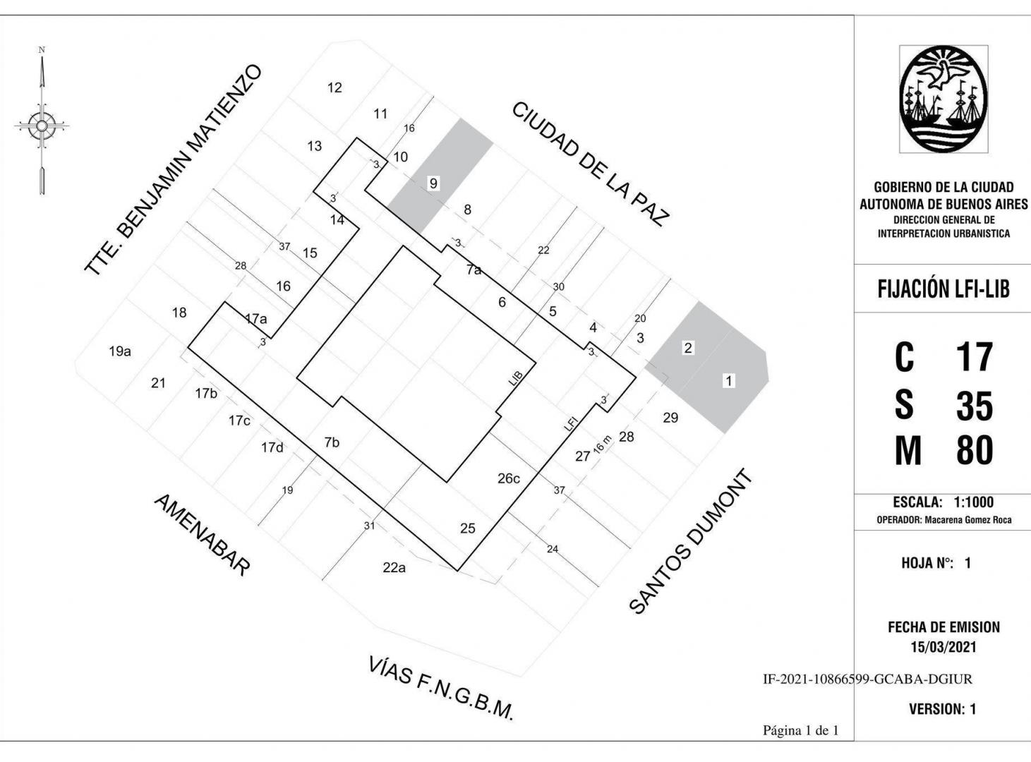 Foto de TERRENO EN VENTA EN PALERMO 1600m2 VENDIBLES, imagen 3