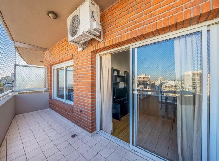 Dos ambientes amoblado con balcón y amenities en Caballito 5
