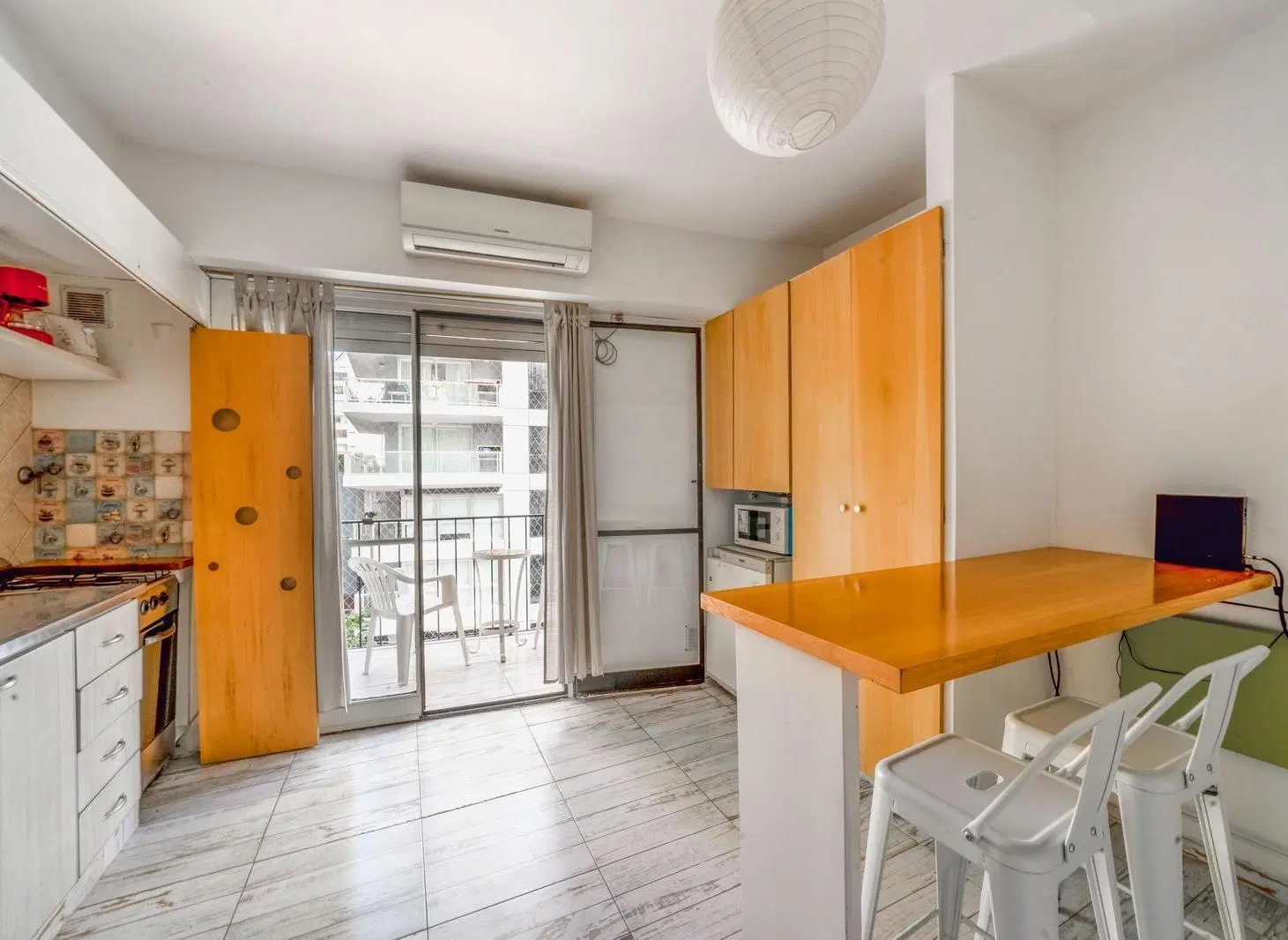 Monoambiente amoblado con balcón en alquiler temporario en Palermo Soho 3