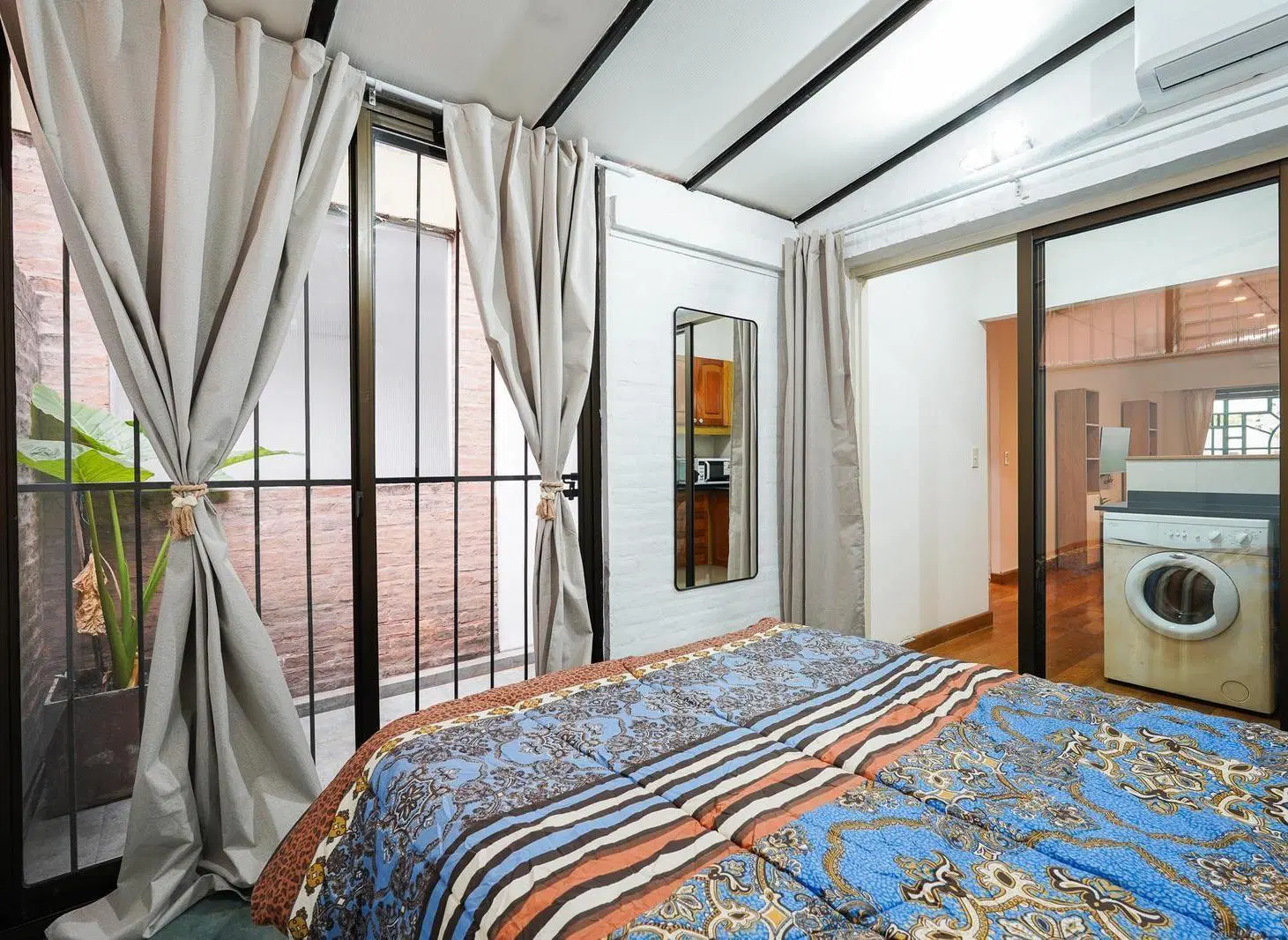 Departamento premium de dos ambientes con patio amoblado alquiler temporario en Palermo Hollywood 4