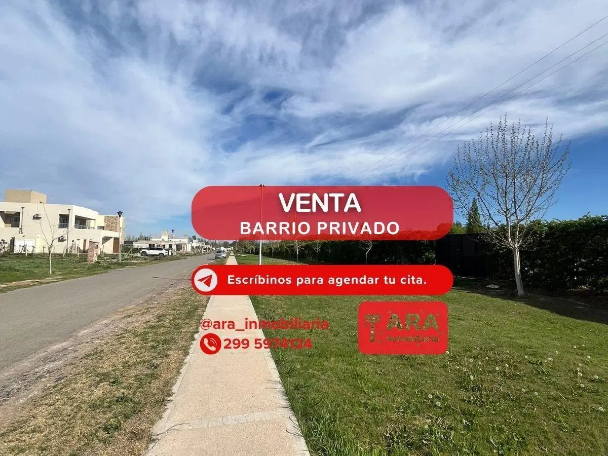 Terreno en Barrio Privado Cinco Soles 1