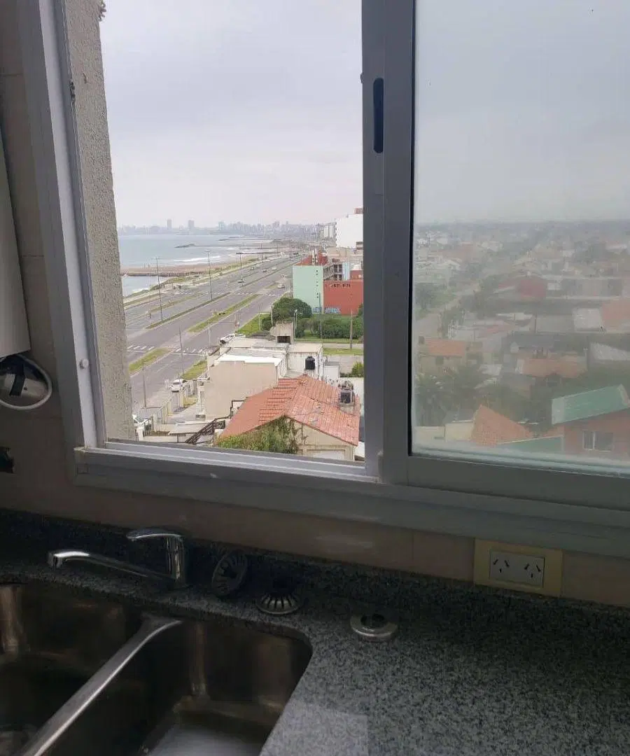 Alquiler: 2 Ambientes frente al mar con cochera mar del plata 7°D 4