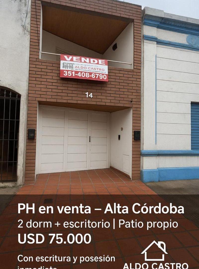 Casa con 2 dormitorio y cochera de 183 m² en venta en Alta Córdoba