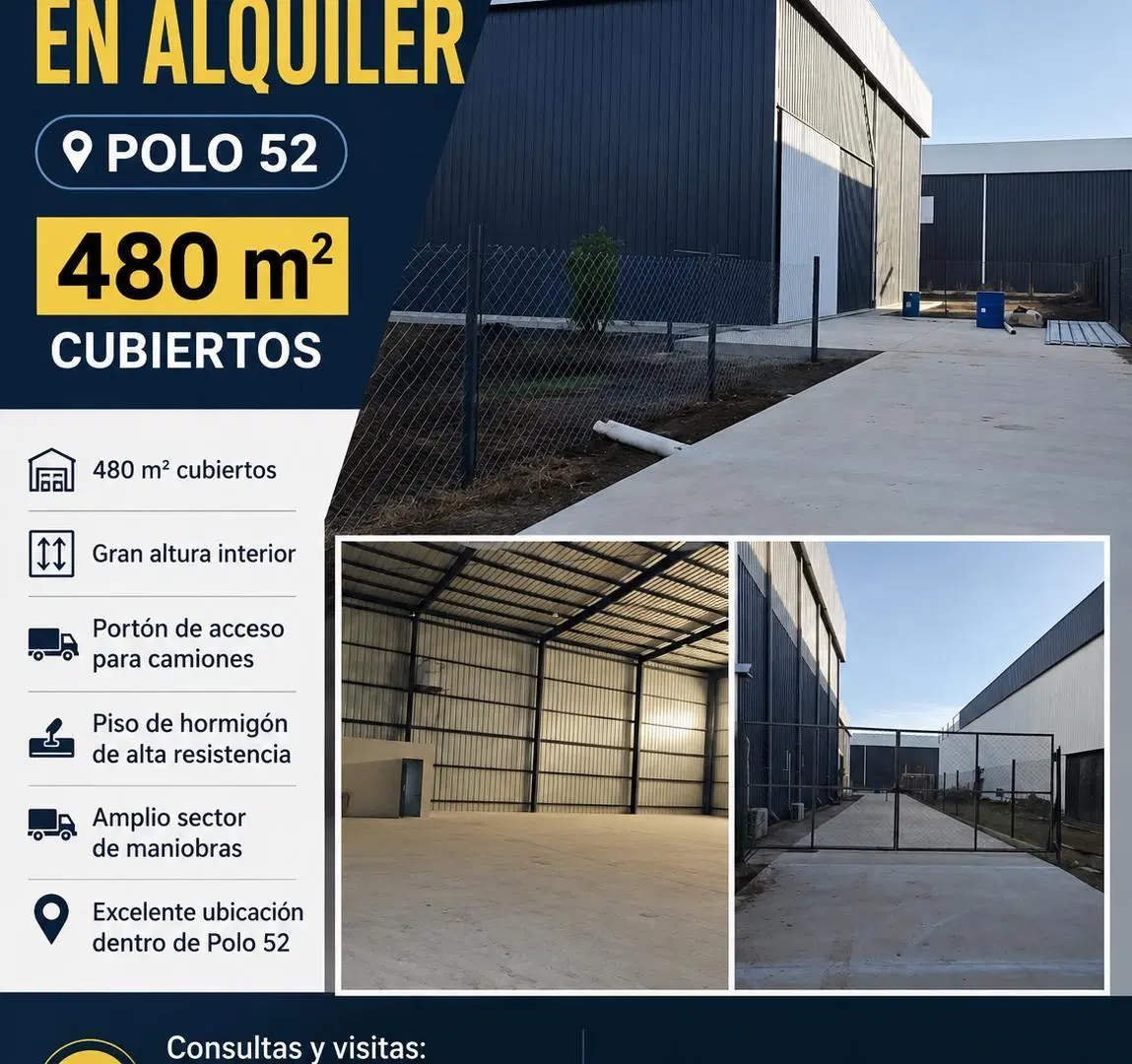 Polo 52 Depósito de 480 m2 en alquiler en Córdoba 5