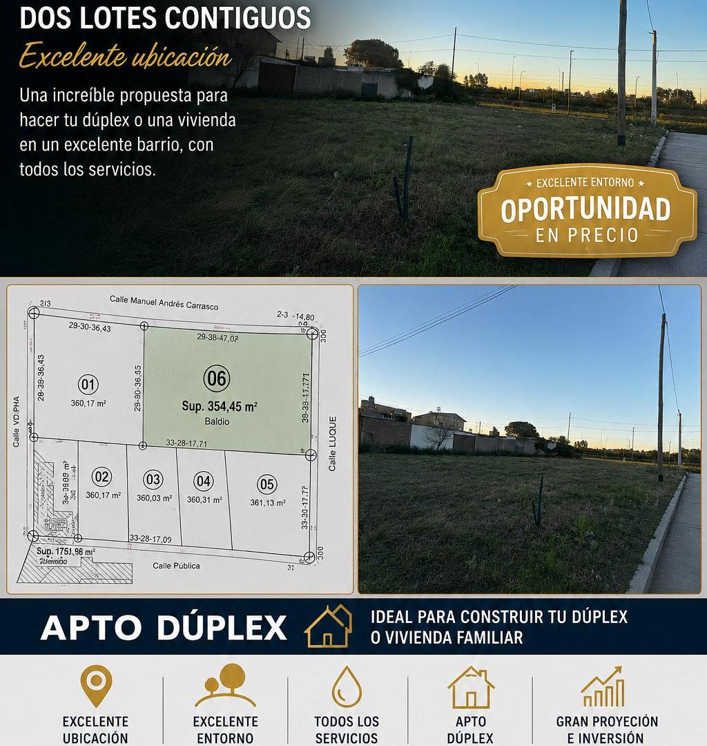 Foto de Nuevo poeta Lugones Terreno de 360 m² en venta en Córdoba, imagen 1