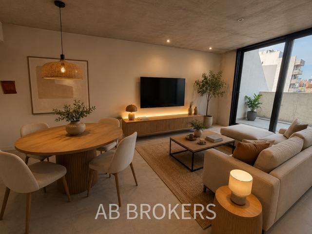 Foto de Departamento 2 ambientes a estrenar con balcon terraza y vista abierta, imagen 1