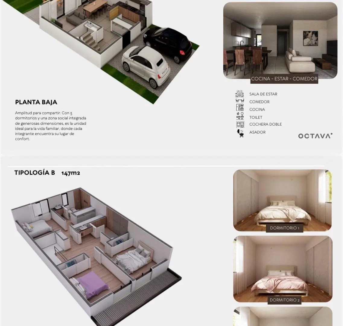 Vendo duplex 3 dormitorios 3 BÑOS a Estrenar Manantiales 1 - Miradores de Manantiales 3