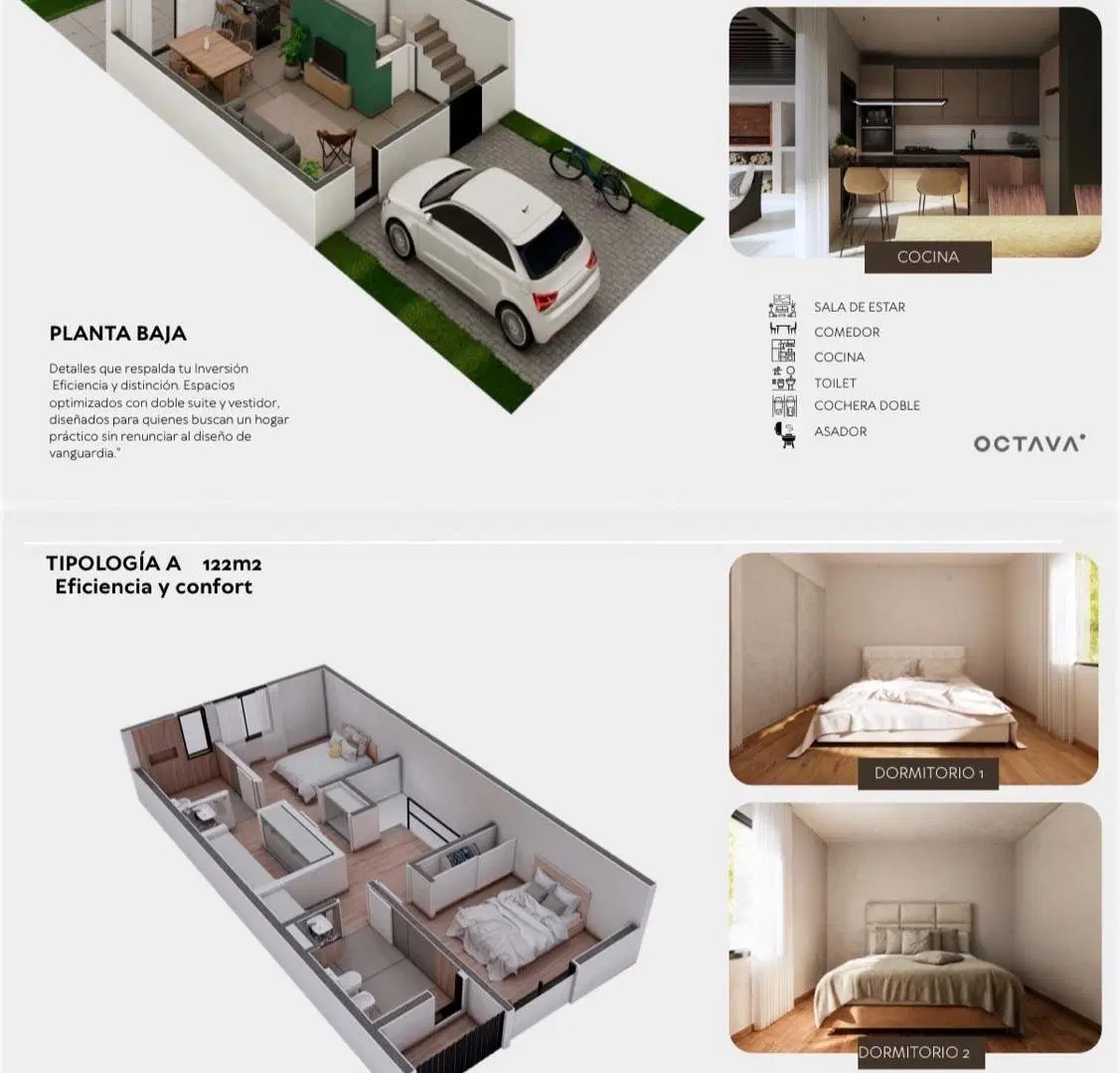 Vendo duplex 3 dormitorios 3 BÑOS a Estrenar Manantiales 1 - Miradores de Manantiales 1