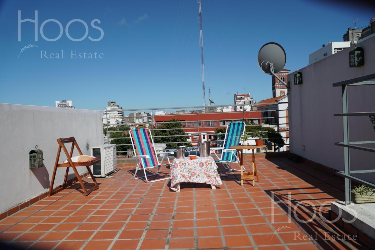 Foto de Moderno dúplex amueblado con terraza y parrilla en Villa Ortuzar, imagen 5