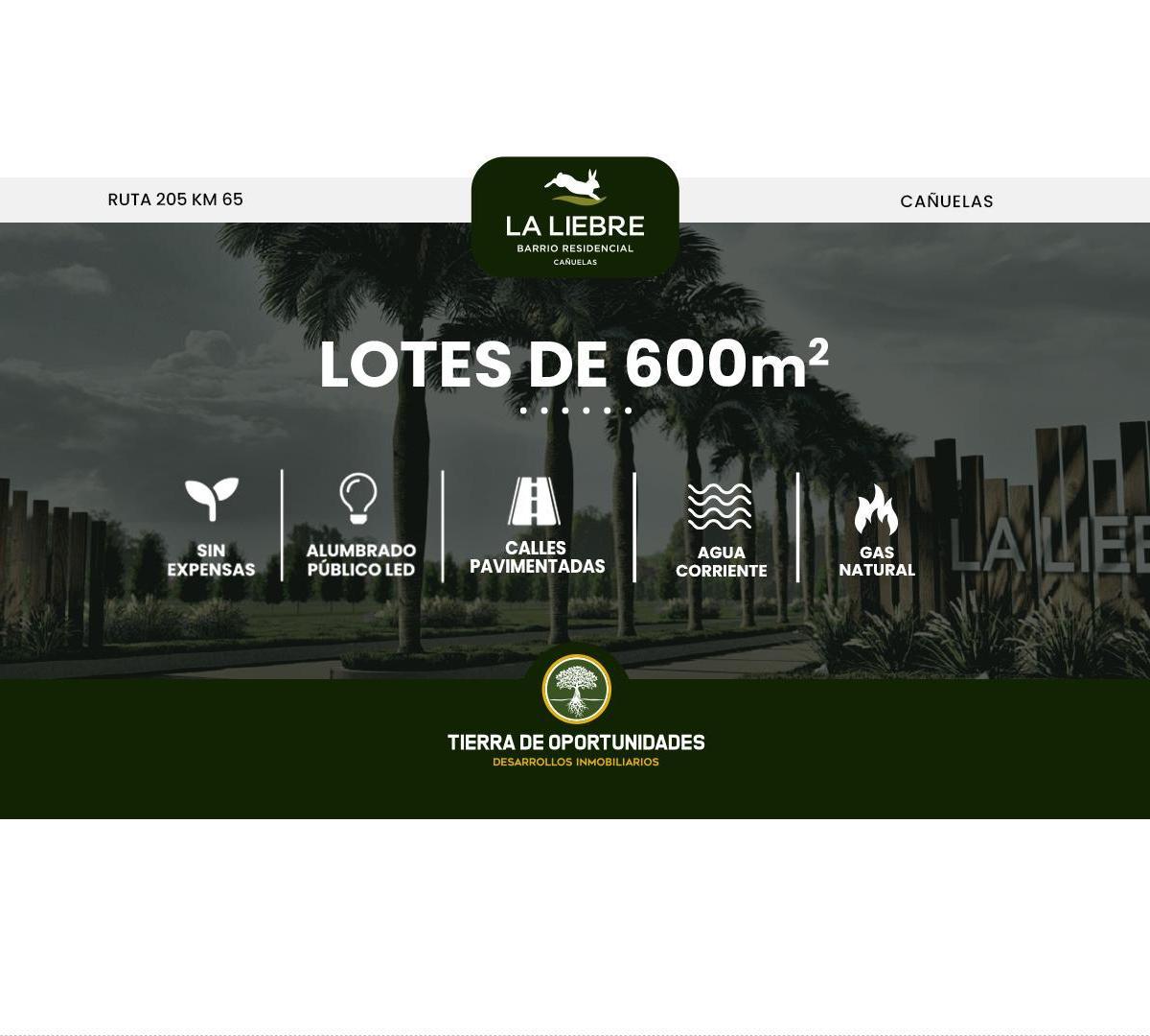 Lote en Venta de 600 m² Ubicado en Cañuelas 2