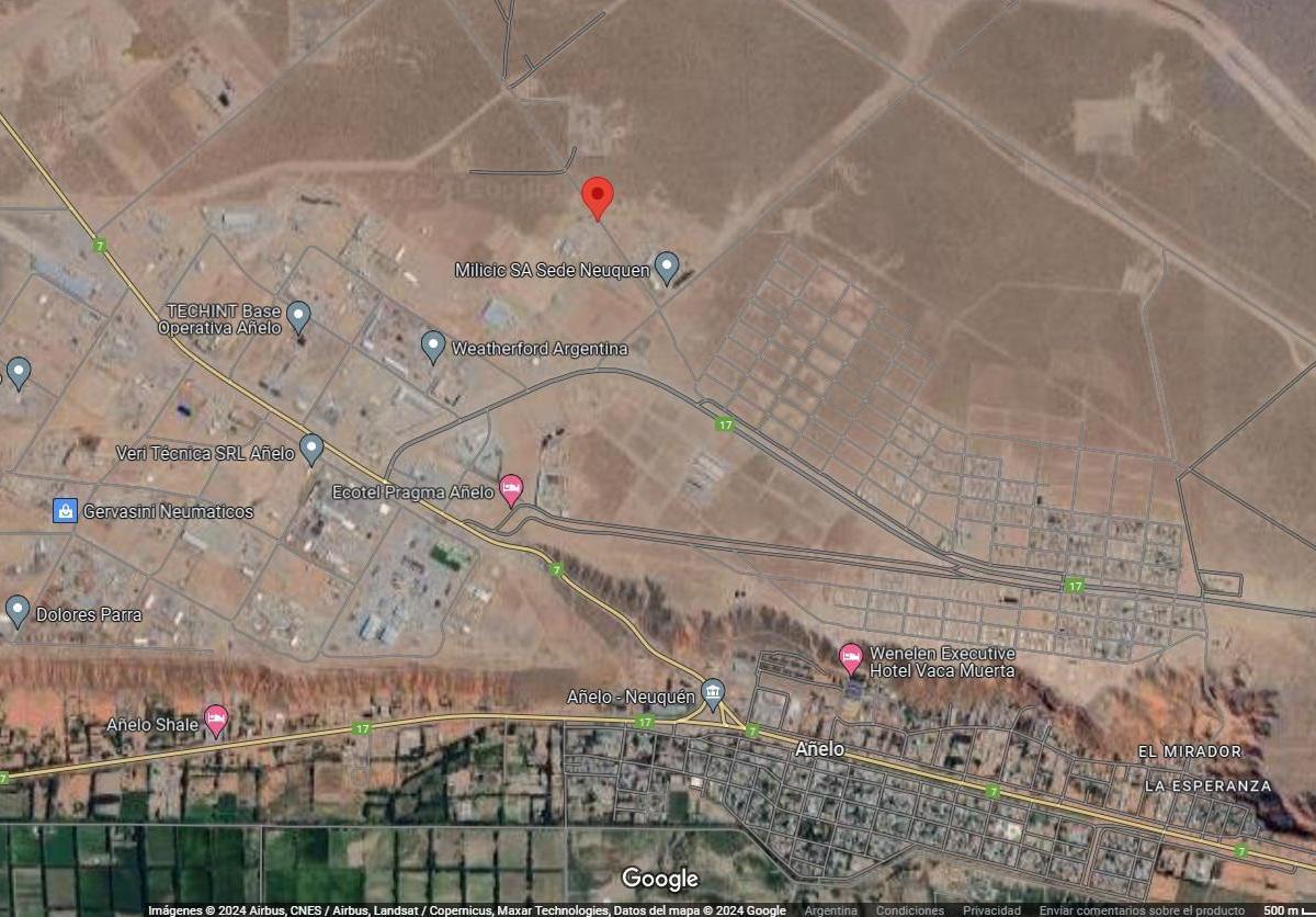Galpón con 5.000 m² en Parque Industrial Añelo 1