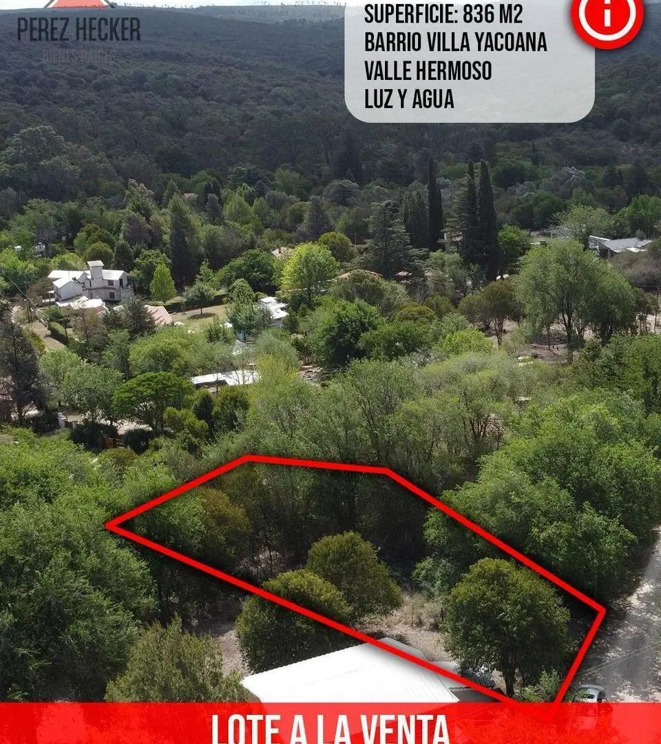 Terreno Serrano en Villa Yacoana a metros del Rio 3
