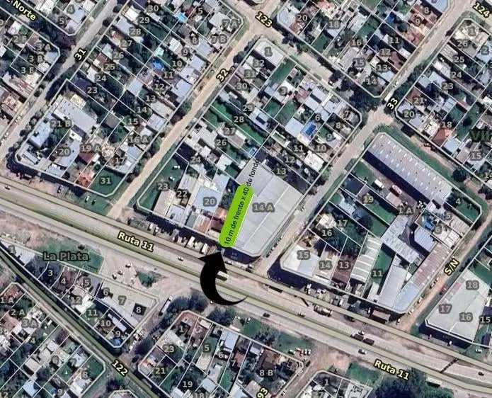 Terreno en Venta sobre Ruta entre 32 y 33 (de lado de Berisso) 4