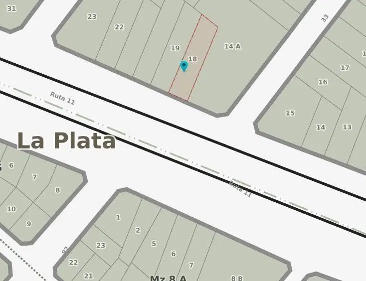 Terreno en Venta sobre Ruta entre 32 y 33 (de lado de Berisso) 3
