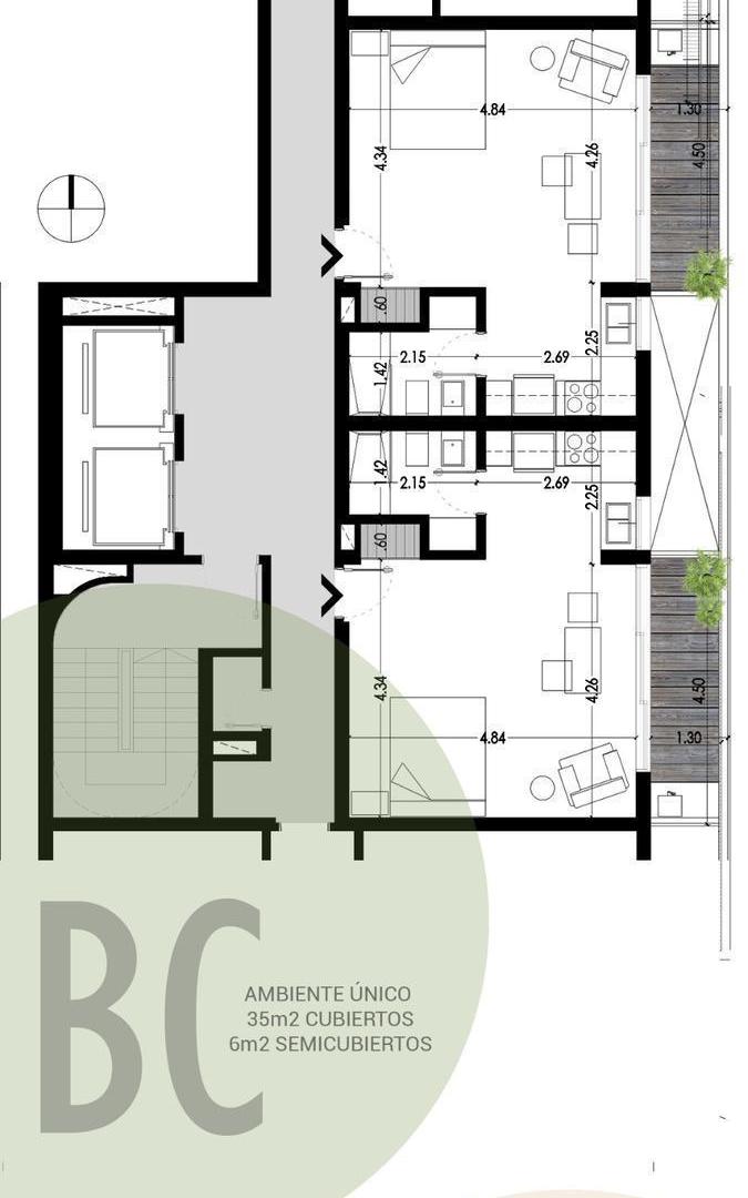 Foto de Departamento 2 dormitorios con balcón en venta La Plata, imagen 4