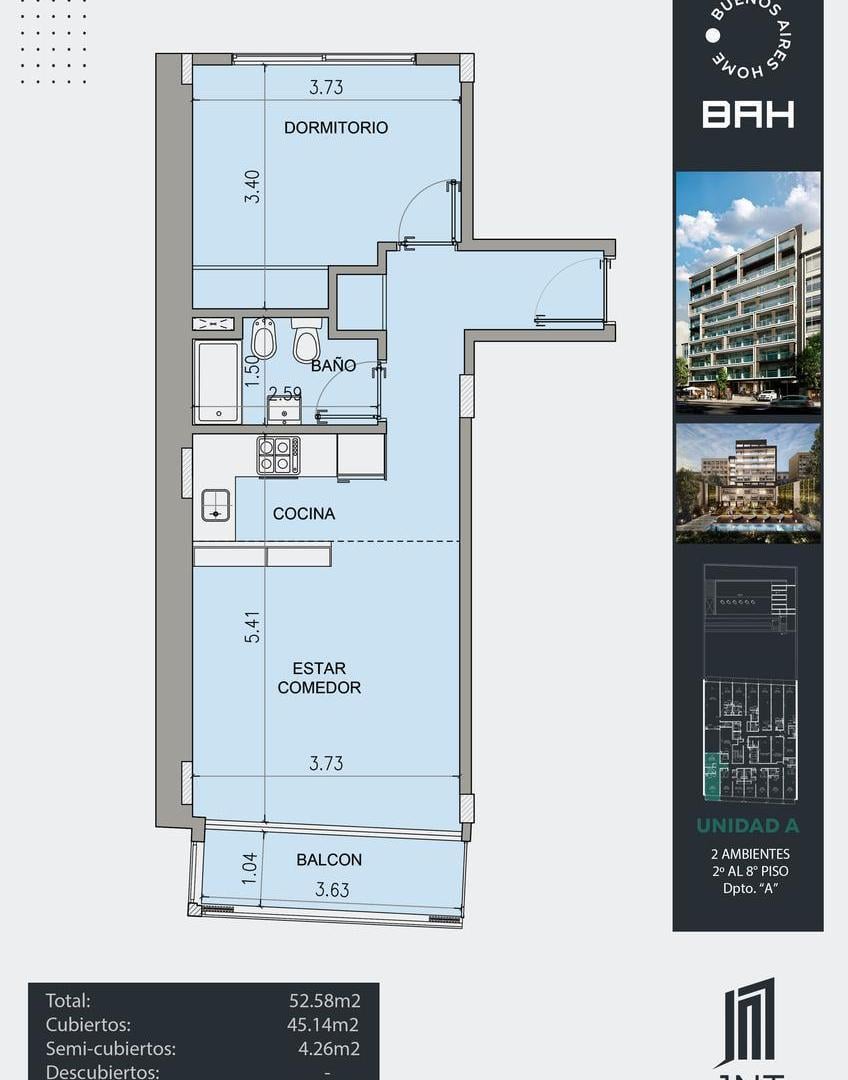 VENTA DEPARTAMENTO 2 AMBIENTES BALCON PATIO, FRENTE, CONGRESO, FULL AMENITIES