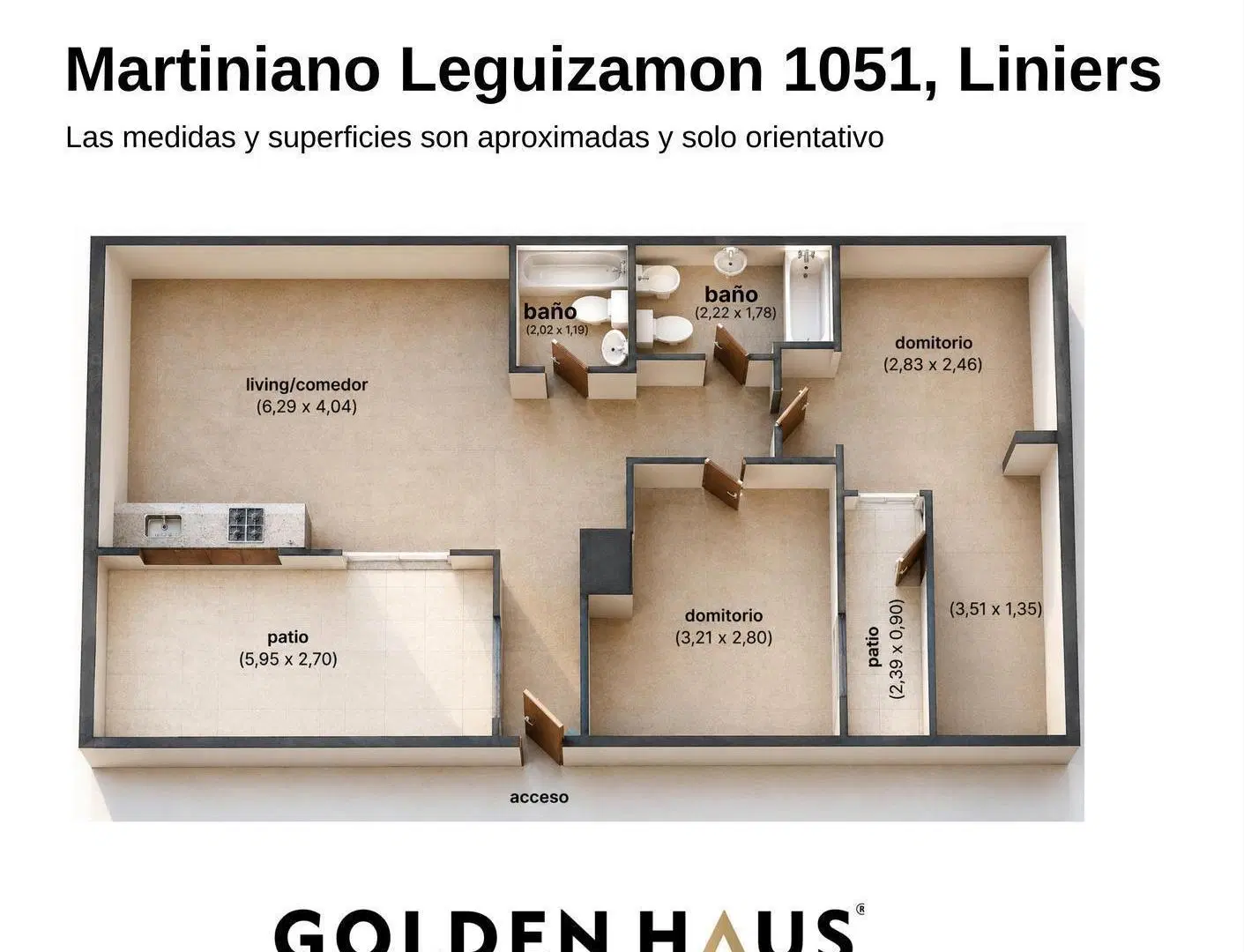 PH en venta 3 ambientes con patio en Liniers 5