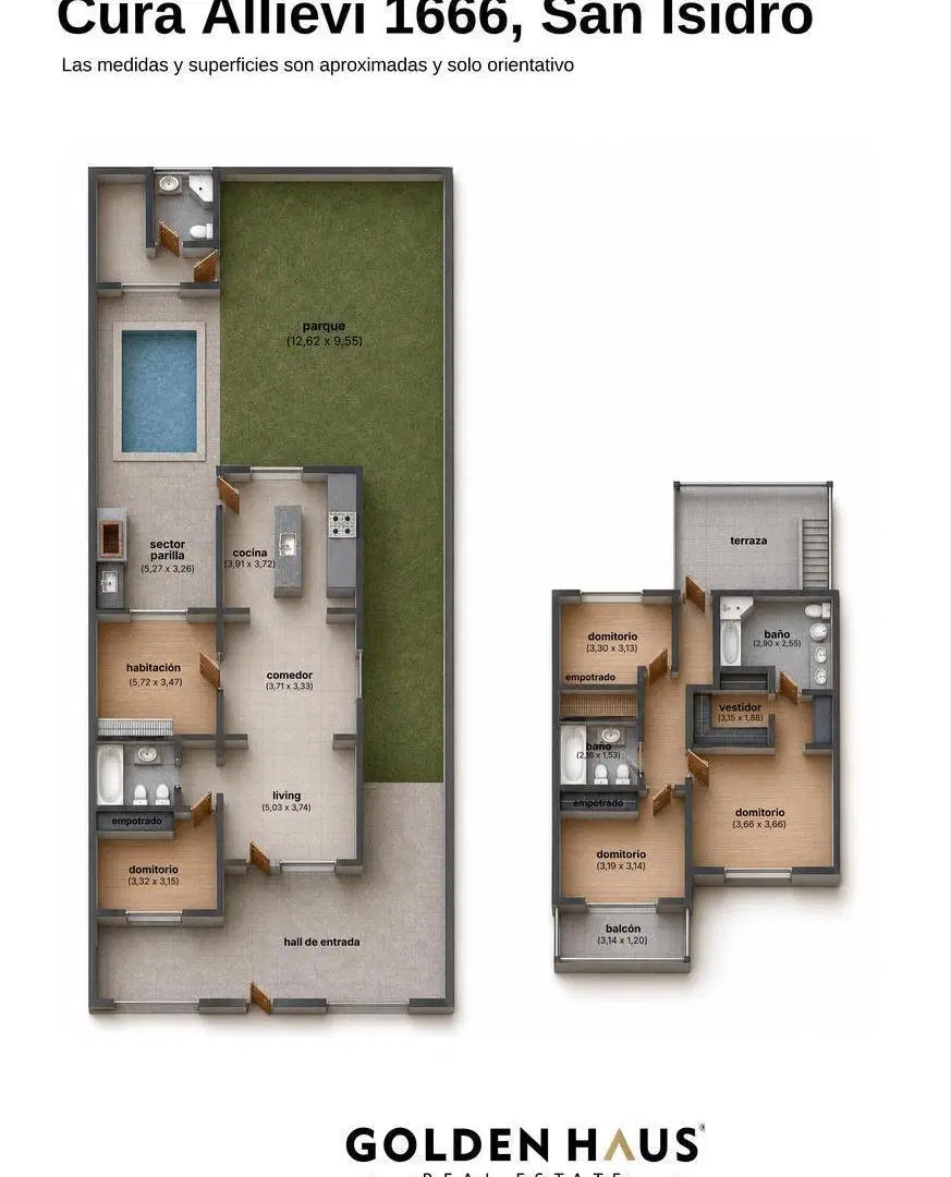 Casa 6 amb con 4 baños, quincho, jardín, pileta, parrilla, 2 balcones, terraza y cocheras 2