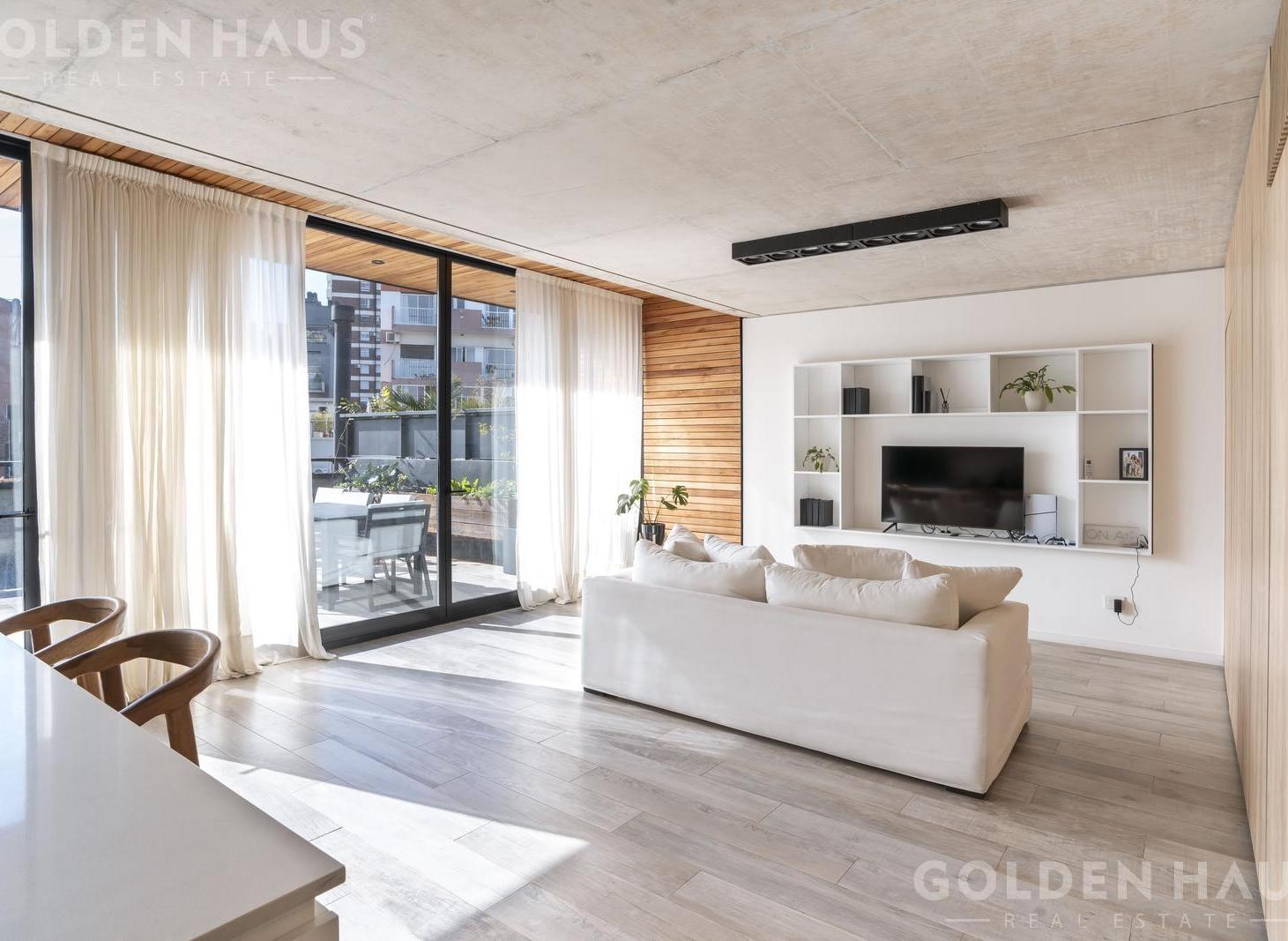 Departamento 3 ambientes en venta en Palermo con balcón aterrazado y parrilla propia