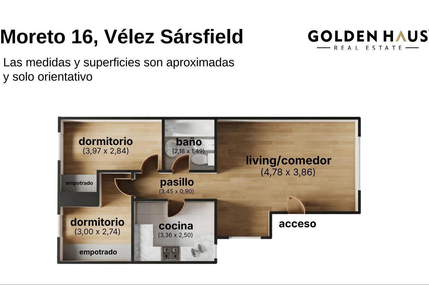 Departamento en Venta - 3 Ambientes - Velez Sarsfield - Apto Crédito - Piso Alto