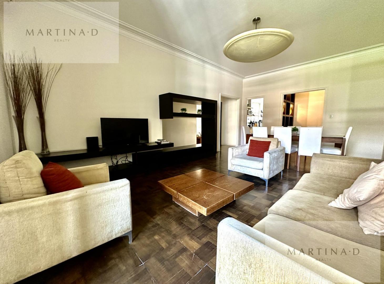 Departamento en Alquiler - 4 ambientes- Amoblado- Recoleta