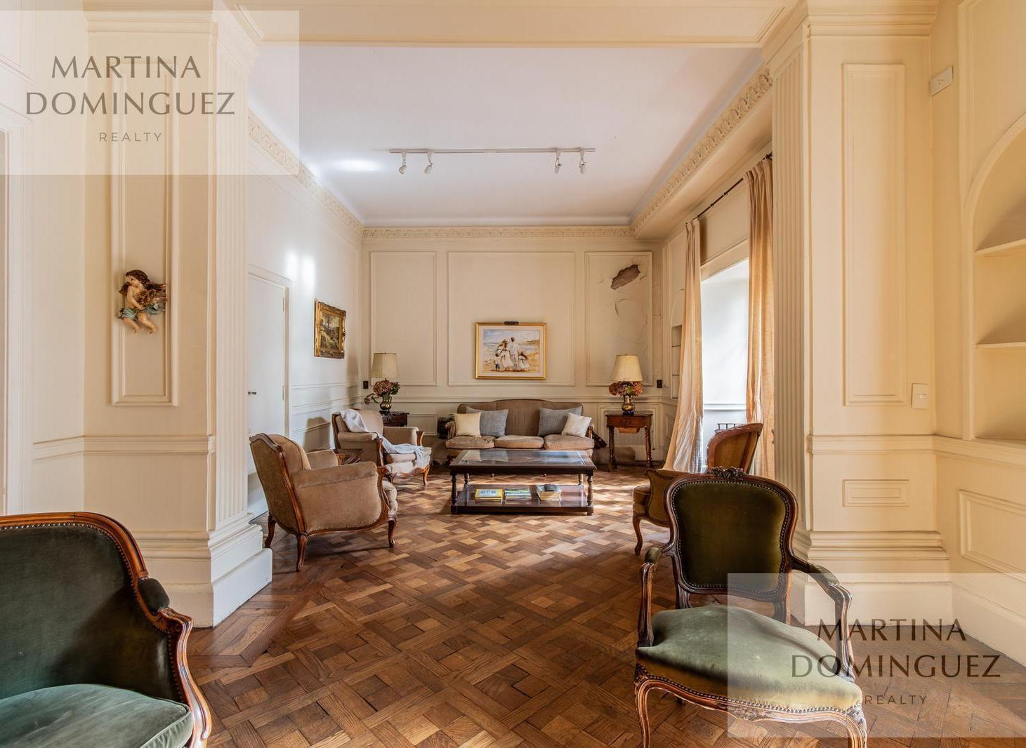 Departamento en Venta - 8 ambientes- Elegante estilo Frances - Retiro