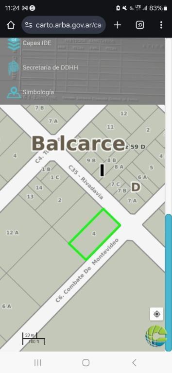 Terrenos en Venta en Balcarce 3