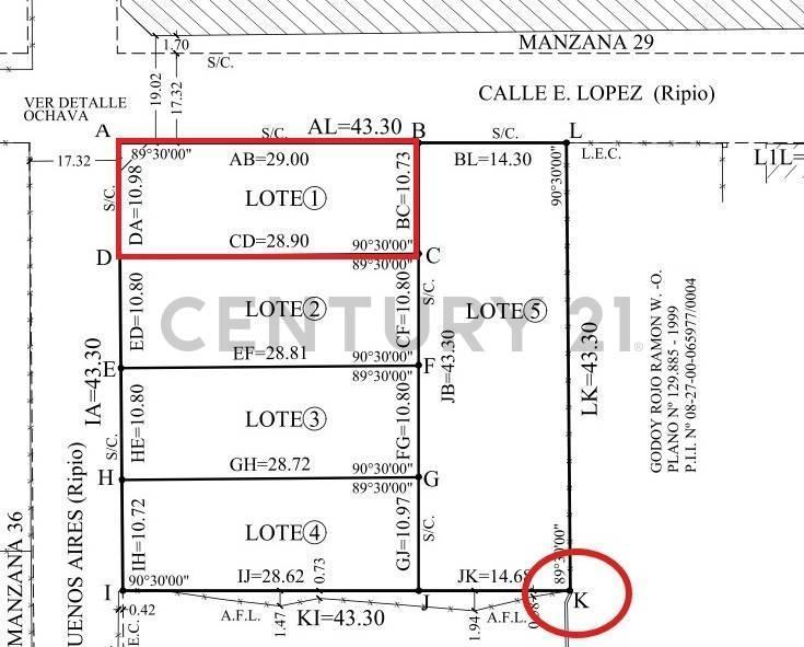 Foto de SE VENTE LOTE EN ESQUINA EN SUSANA, imagen 4