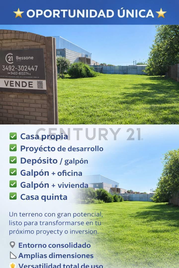 Foto de Venta exclusivo lote 10 x 40 en Rafaela, imagen 1