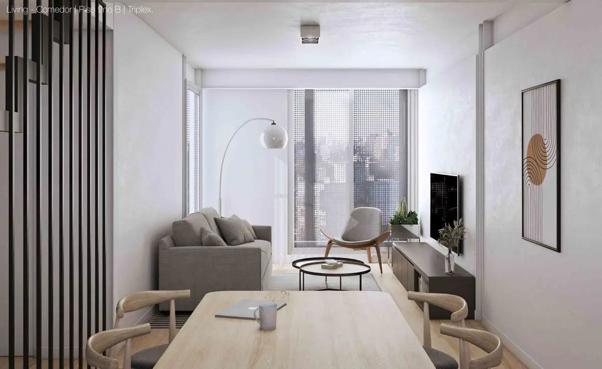 Venta Departamento dos dormitorios al frente con terraza exclusiva-triplex- Lourdes Rosario 3