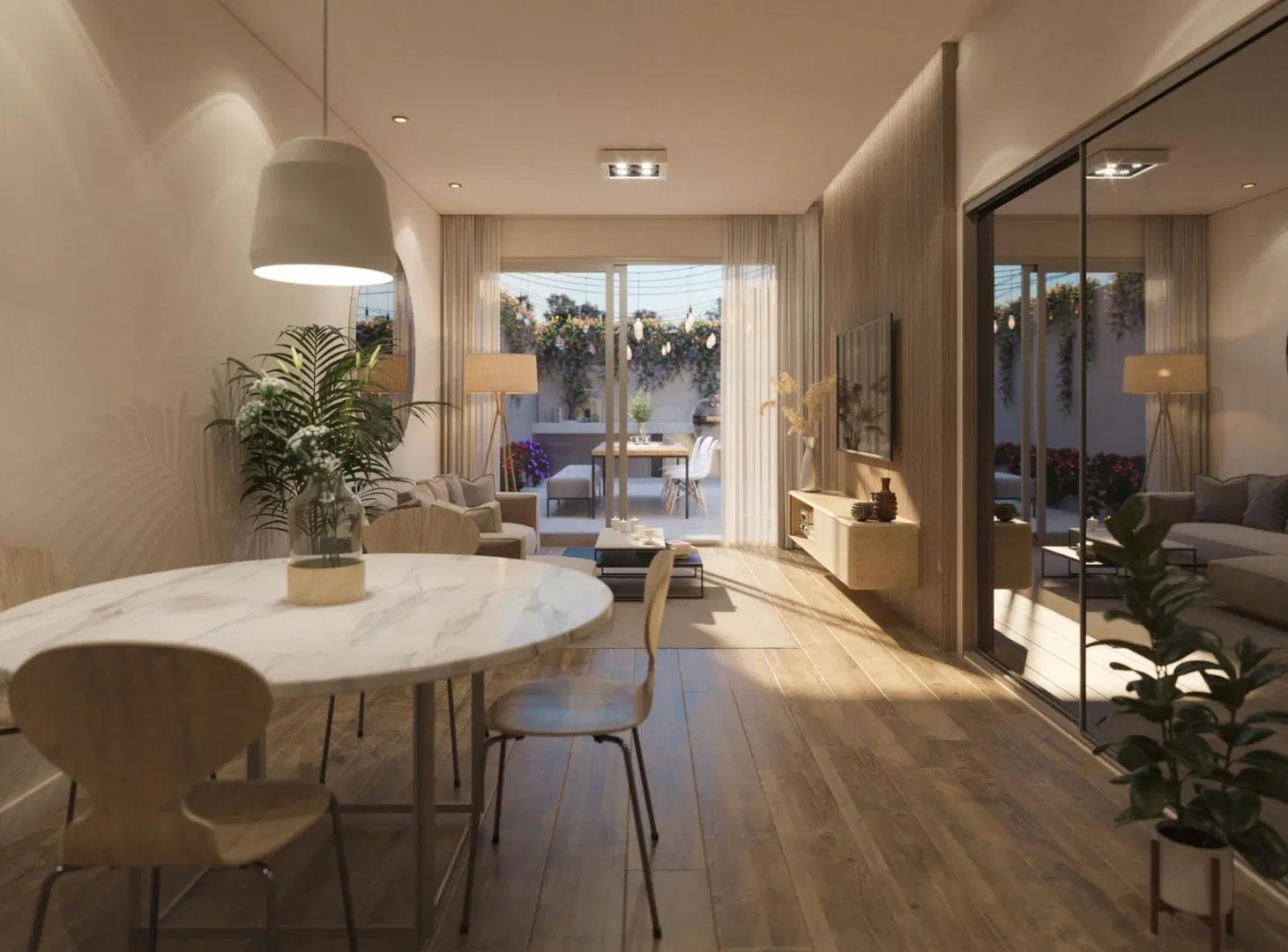 Departameto en venta dos dormitorios con balcon frente Centro Rosario 4