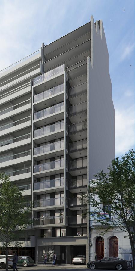 Departamento dos dormitorios con patio en venta Centro