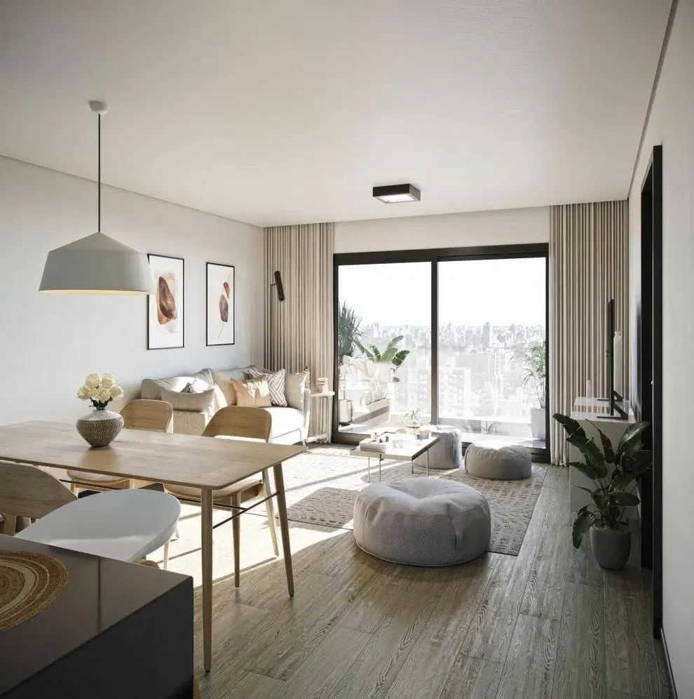 Departamento monoambiente en venta Centro 4
