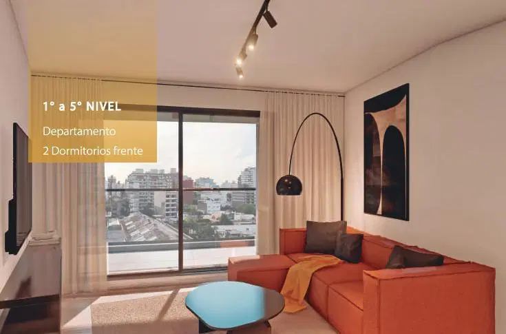 Departamento dos dormitorios con terraza en venta Abasto 3