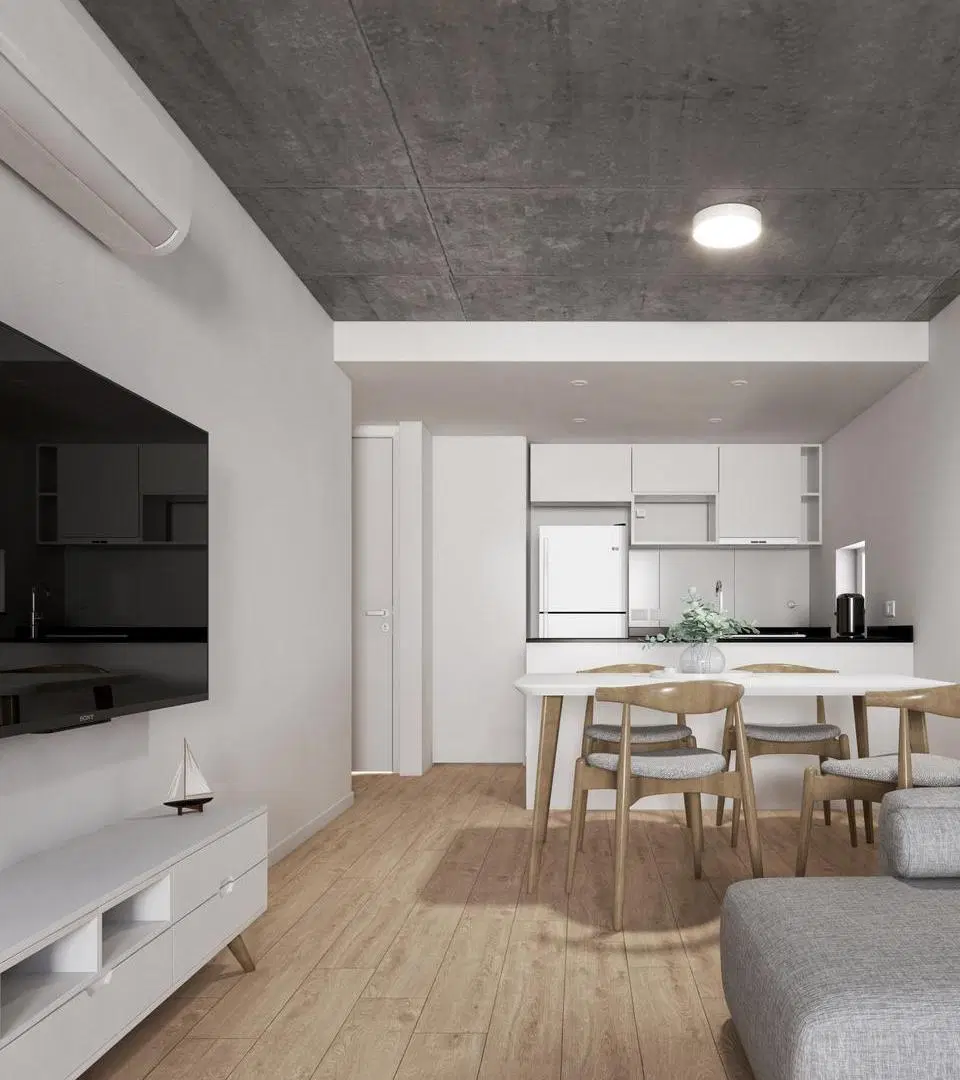 Departamento en venta un dormitorio con patio Lourdes 8