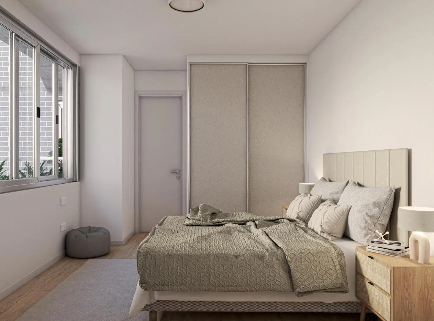 Departamento en venta un dormitorio con patio Lourdes 2