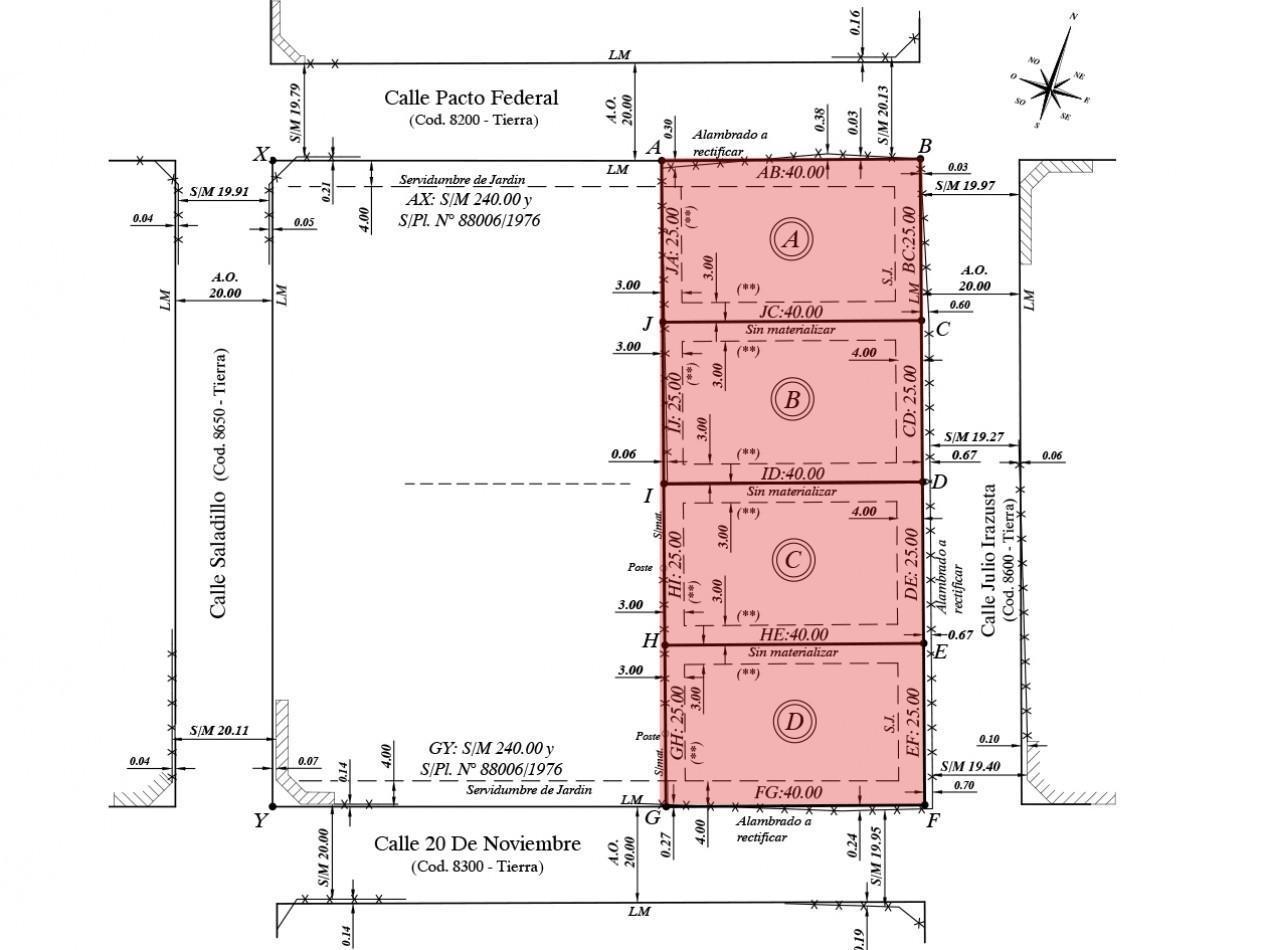 Foto de Terreno de 1000 m² en Hostal del Sol | Irazusta entre 20 de Noviembre y, imagen 1
