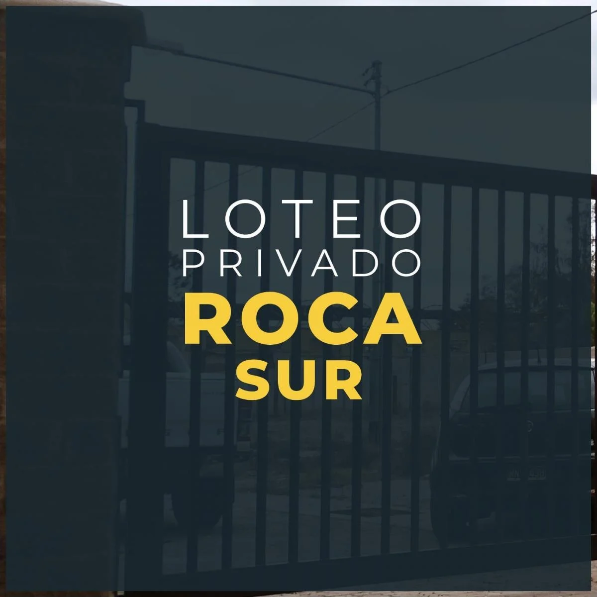 Venta de Terrenos en Loteo Cerrado Roca Sur - Godoy Cruz 1
