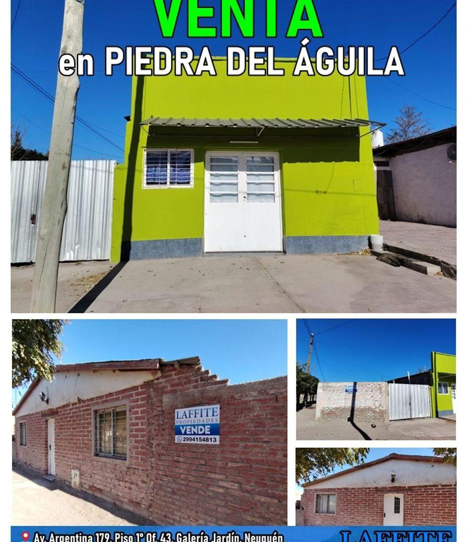 Laffite Propiedades Vende Local , Hotel de 7 Hab. y Monoambiente en Piedra del Aguila. Neuquén