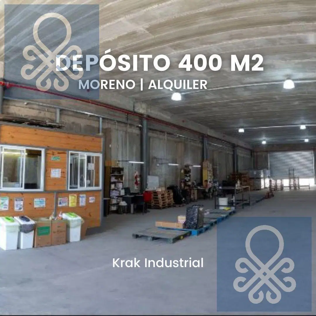 DEPÓSITO EN ALQUILER DE 400 M2 EN PREDIO CERRADO 4
